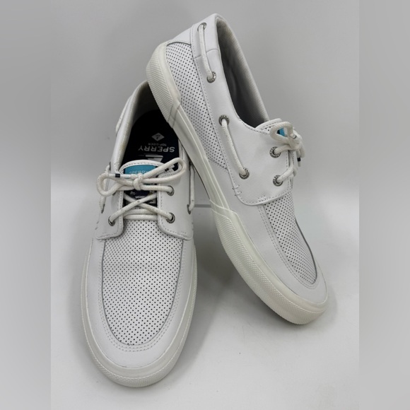 Sperry Other - Sperry “Soletide”‎ 2-Eye Sneakers White STS23160 Low Top Mesh Mens 12 Top Sider